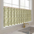 Sara Le Print Linen Pleated Cafe Curtains?-TWOPAGES