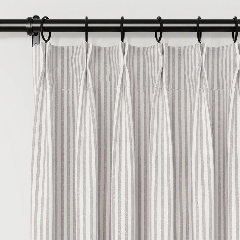 Britt Bengoechea x TWOPAGES Cottage Floral Printed Linen Cotton Pleated Curtains