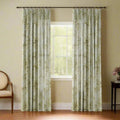 Holly Floral Pattern Boho Style Curtain Pleated?-TWOPAGES