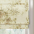 Holly Botanical Boho No-Drill Flat Fold Roman Blind Cordless