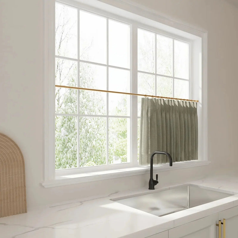 Liz Linen Pleated Cafe Curtains?-TWOPAGES