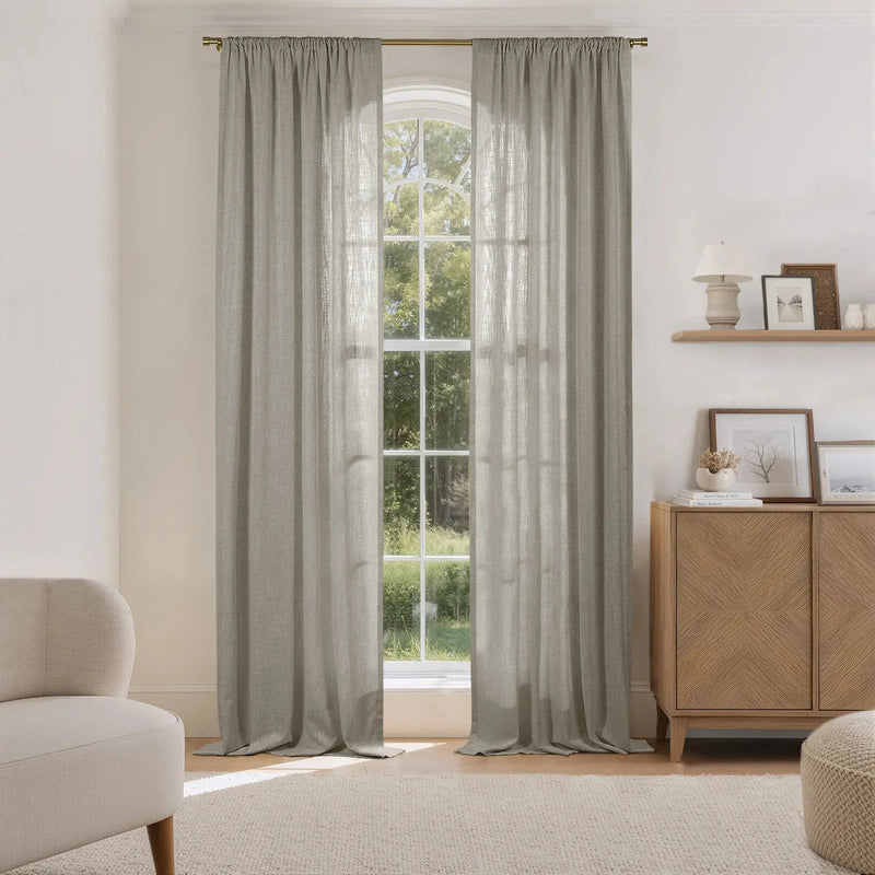 Liz Linen Drape Soft Top- -TWOPAGES