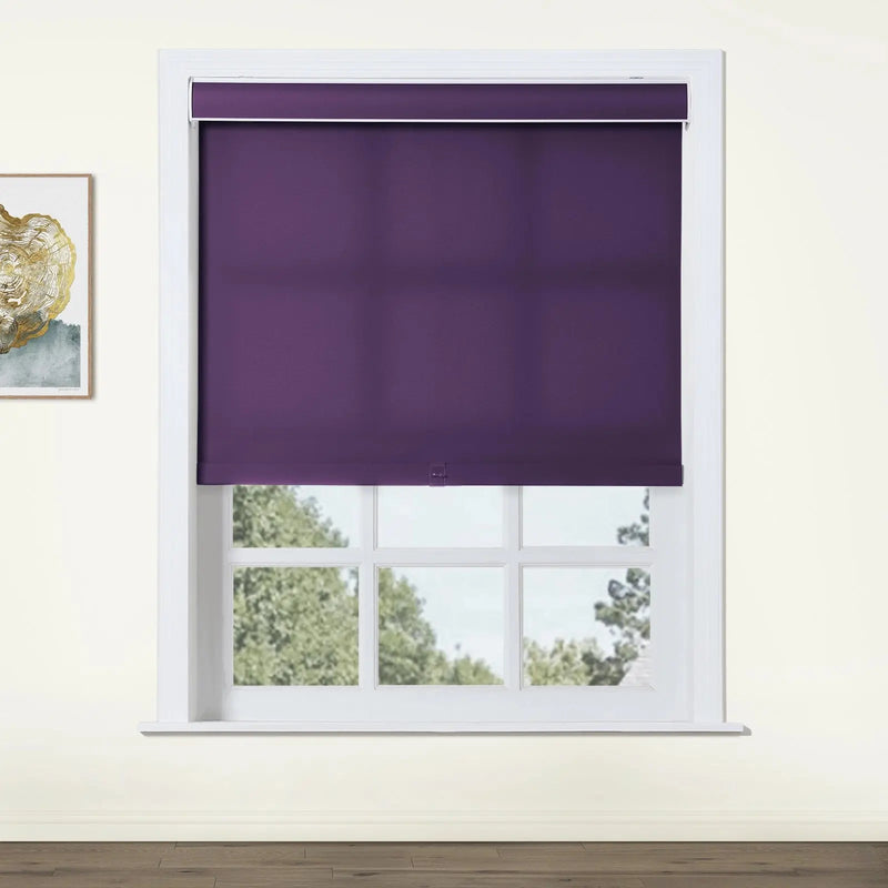 Alvin Basic Room Darkening Cordless Roller Blinds-?-TWOPAGES