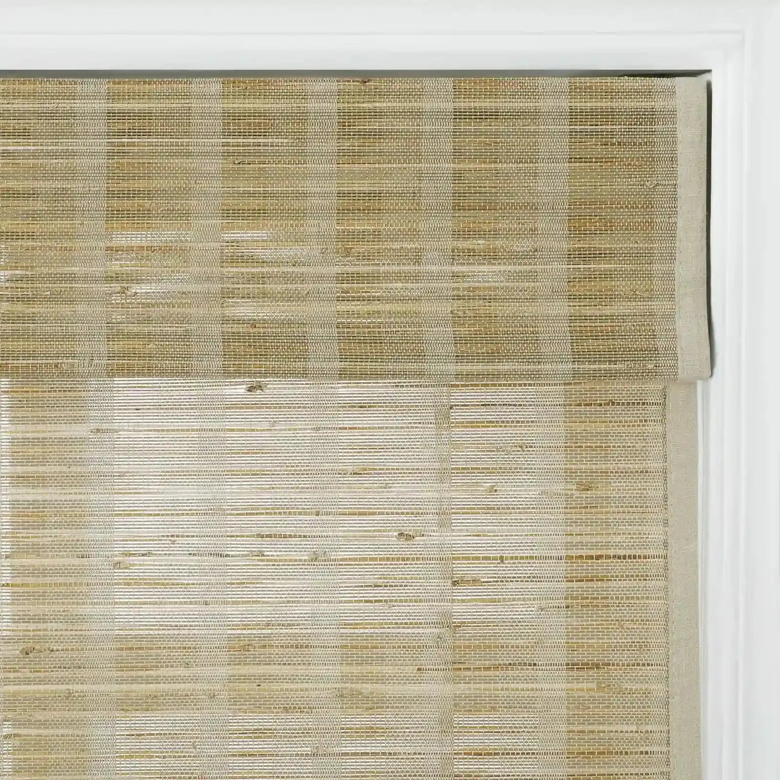 Motorized Window Woven Bamboo Blinds?-TWOPAGES CURTAINS