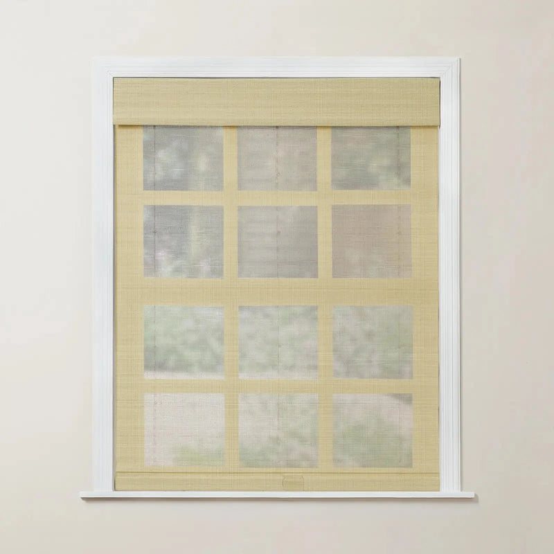 Motorized Window Woven Bamboo Blinds?-TWOPAGES CURTAINS