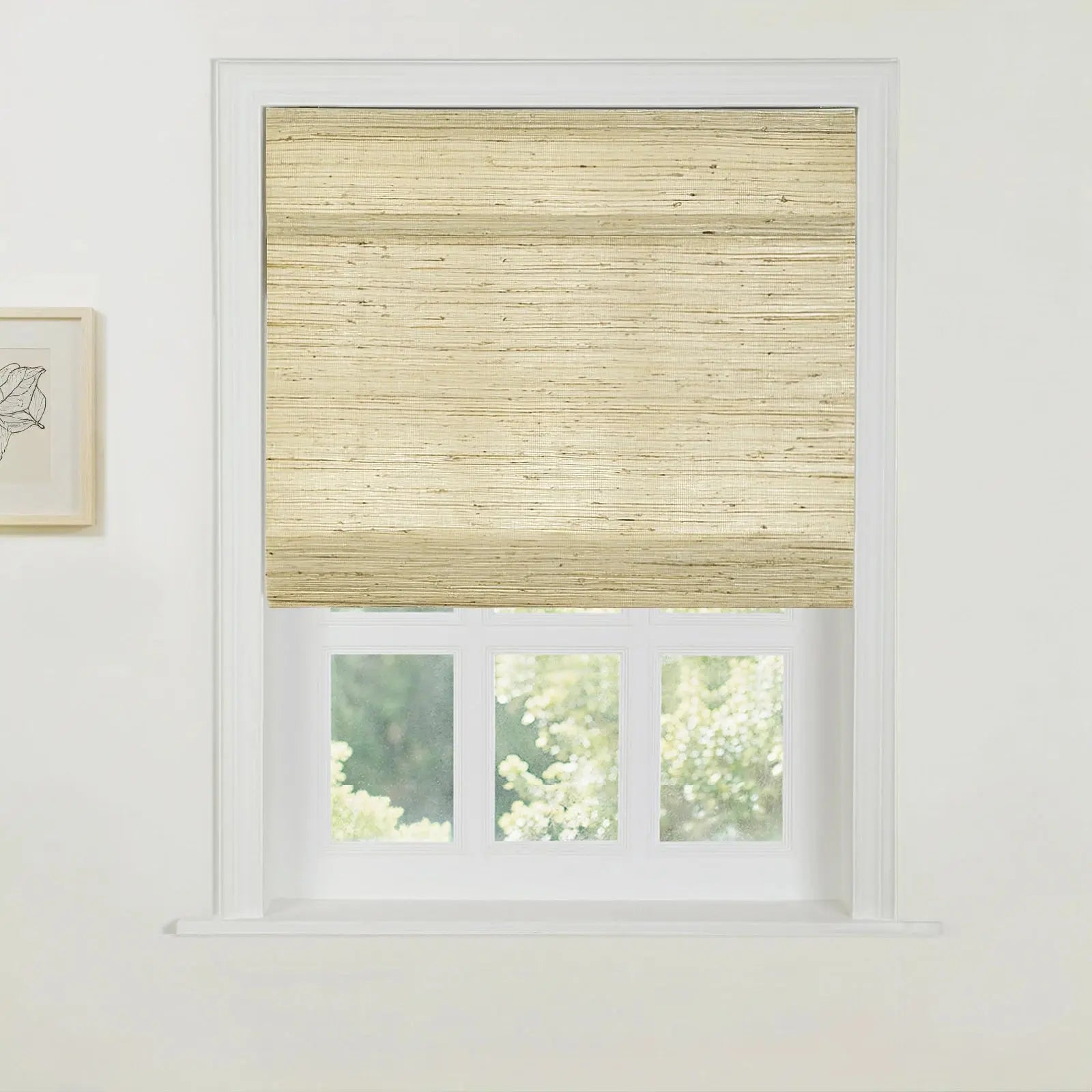 Motorized Window Woven Bamboo Blinds-?-TWOPAGES CURTAINS