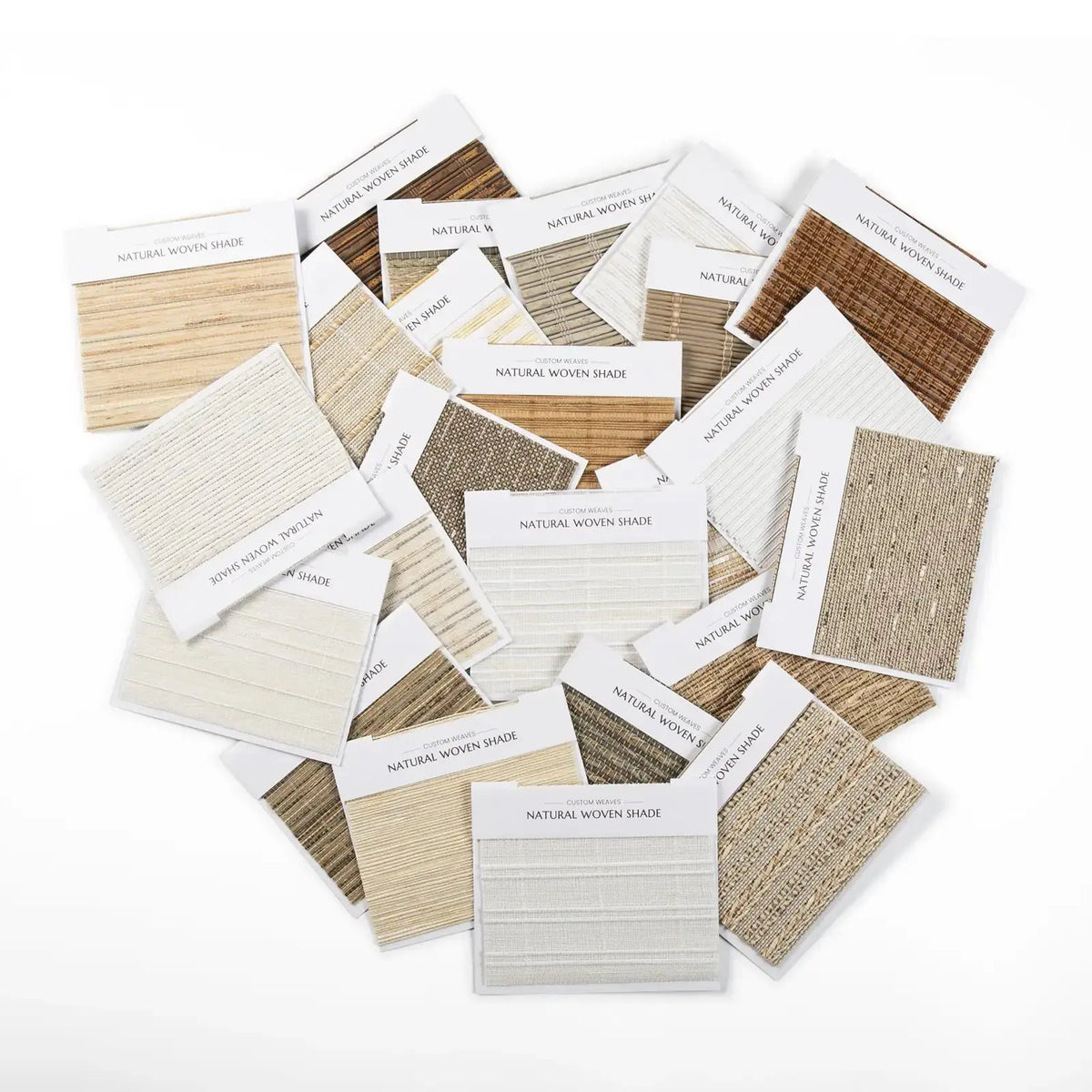 Rae Natural Woven Shade Swatches Kits-TWOPAGES