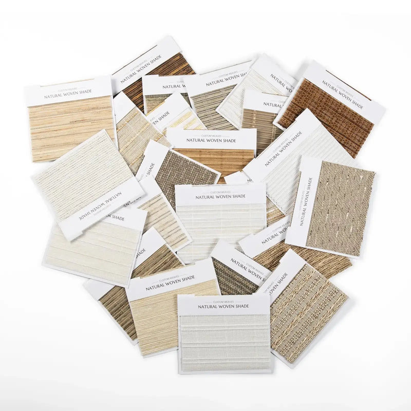 Rae Natural Woven Shade Swatches Kits-TWOPAGES