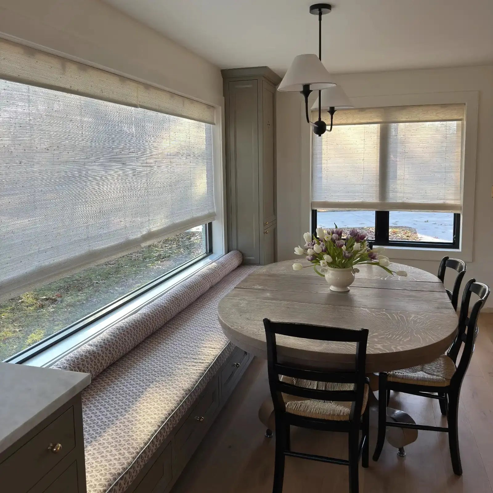Lay Natural Ramie Bamboo Woven Blind - Rattan White-?-TWOPAGES CURTAINS