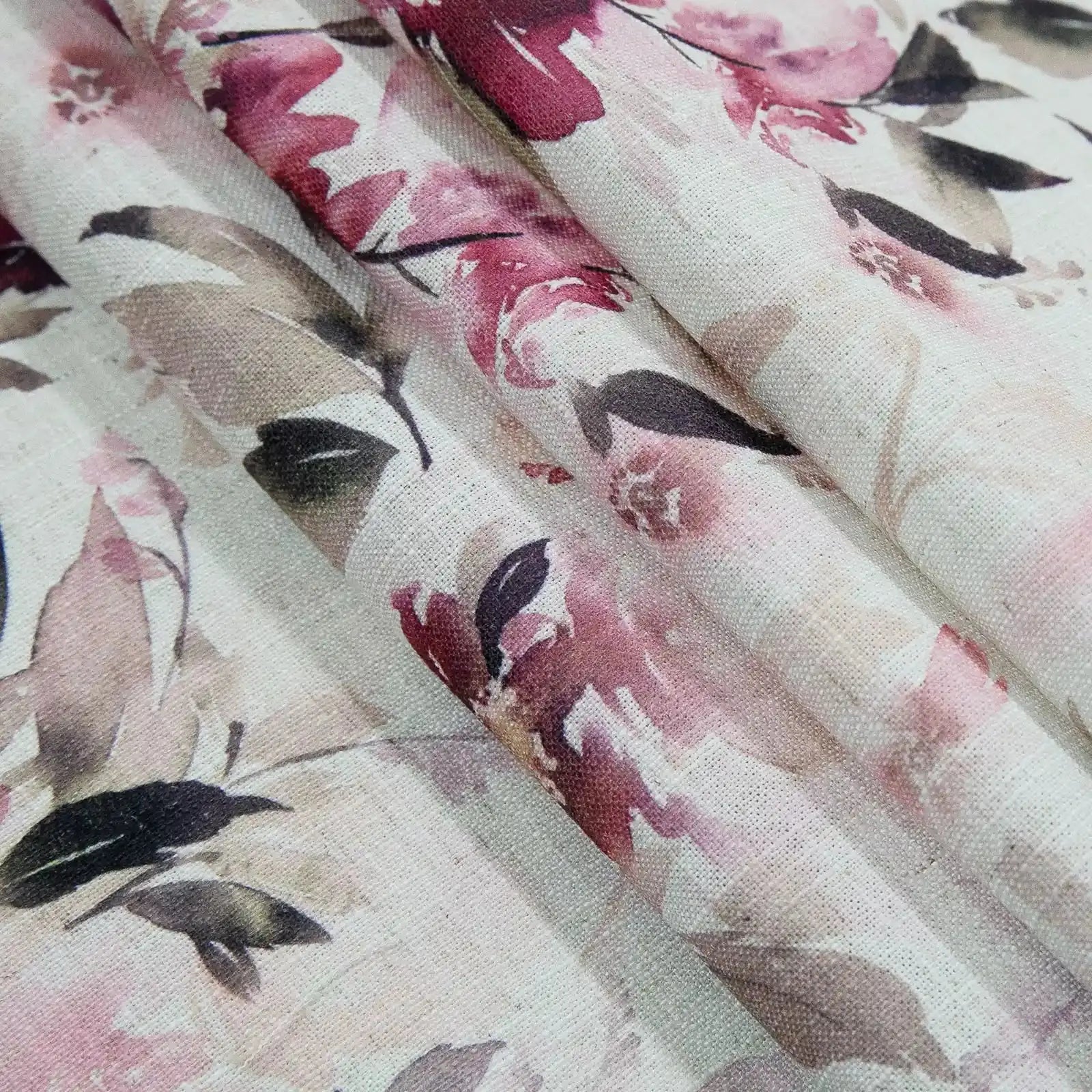 Holly Country Floral Drapery Pleated (102 inches Length Limit)?-TWOPAGES