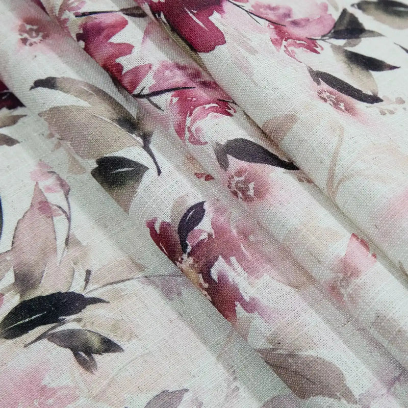 Holly Country Floral Drapery Pleated (102 inches Length Limit)?-TWOPAGES
