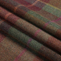 Karin Plaid Pure Wool Thermal Pleated Curtains
