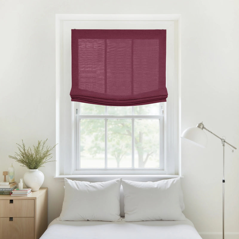 Liz Linen Relaxed Roman Blind Cord Lift