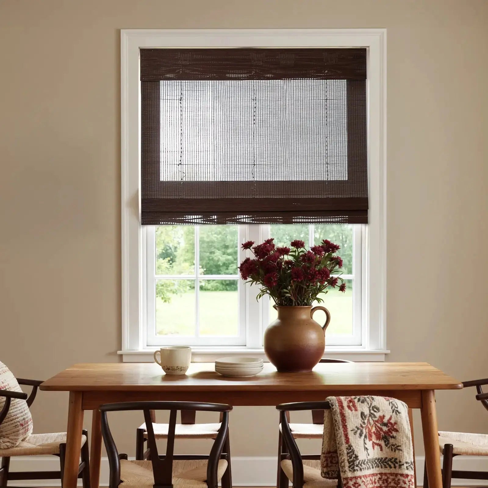 Rae Natural Pure Bamboo Woven Blinds - Series Z?-TWOPAGES CURTAINS