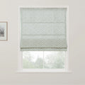 Holly Botanical Boho No-Drill Flat Fold Roman Blind Cordless