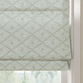 Holly Botanical Boho No-Drill Flat Fold Roman Blind Cordless