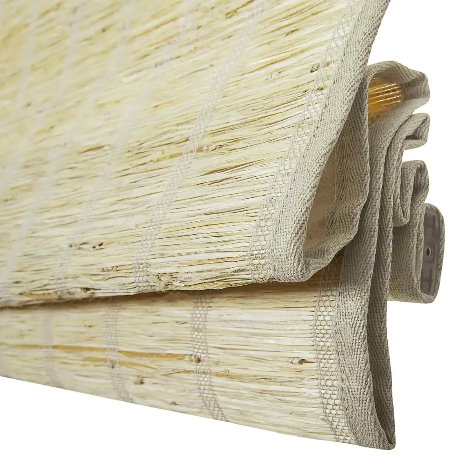 Rae Natural Ramie Jute Woven Wood Blinds - Series M?-TWOPAGES CURTAINS