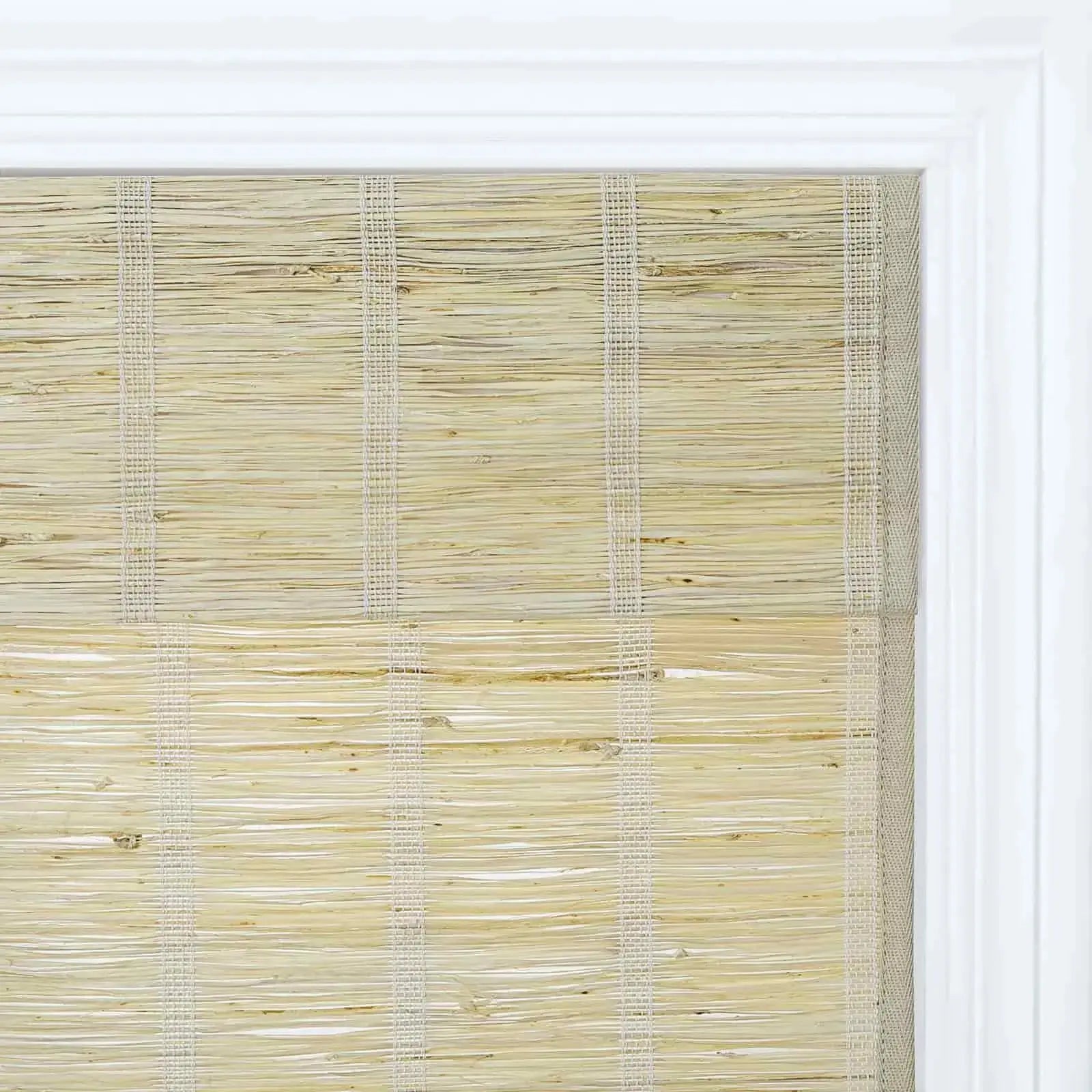 Rae Natural Ramie Jute Woven Wood Blinds - Series M?-TWOPAGES CURTAINS