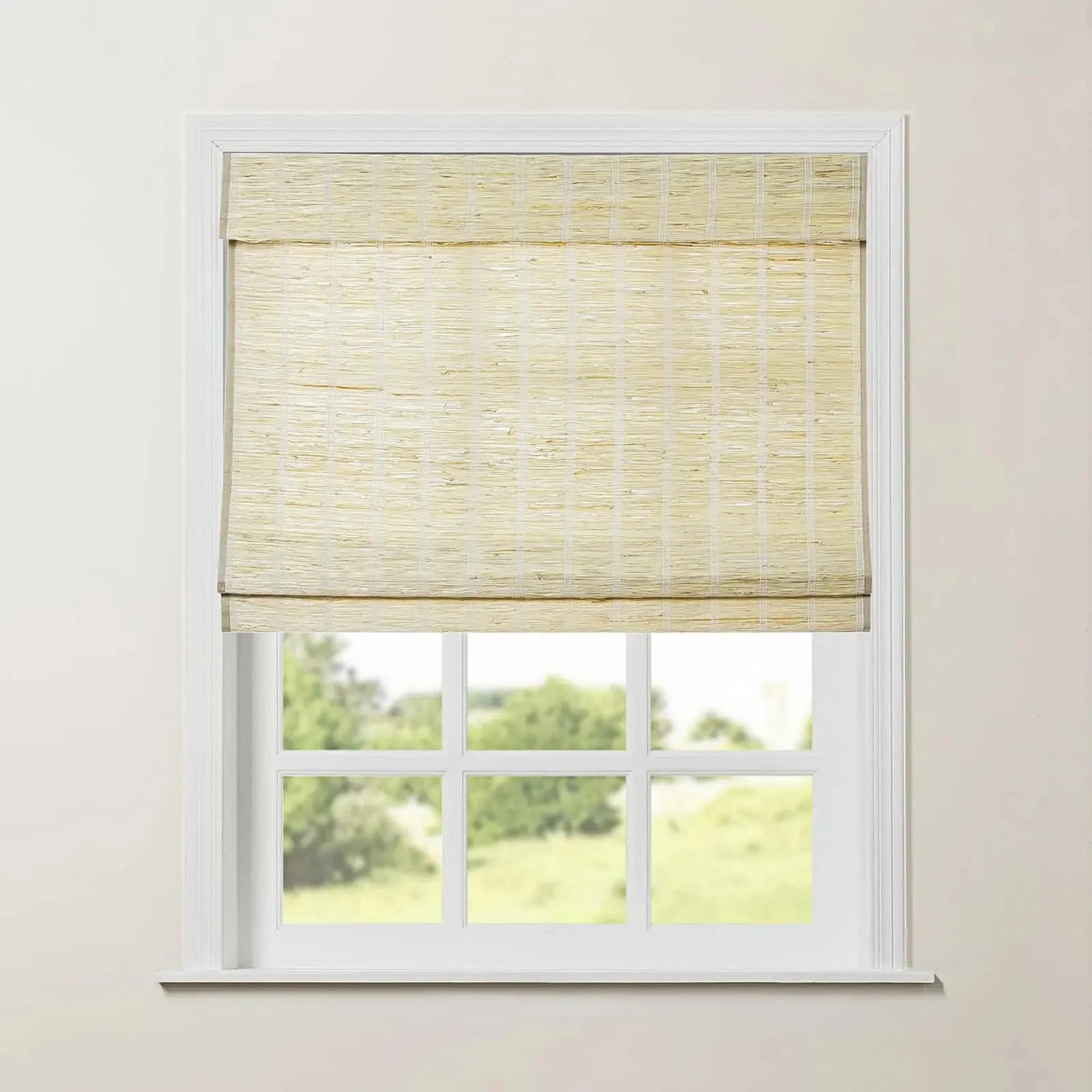 Rae Natural Ramie Jute Woven Wood Blinds - Series M?-TWOPAGES CURTAINS