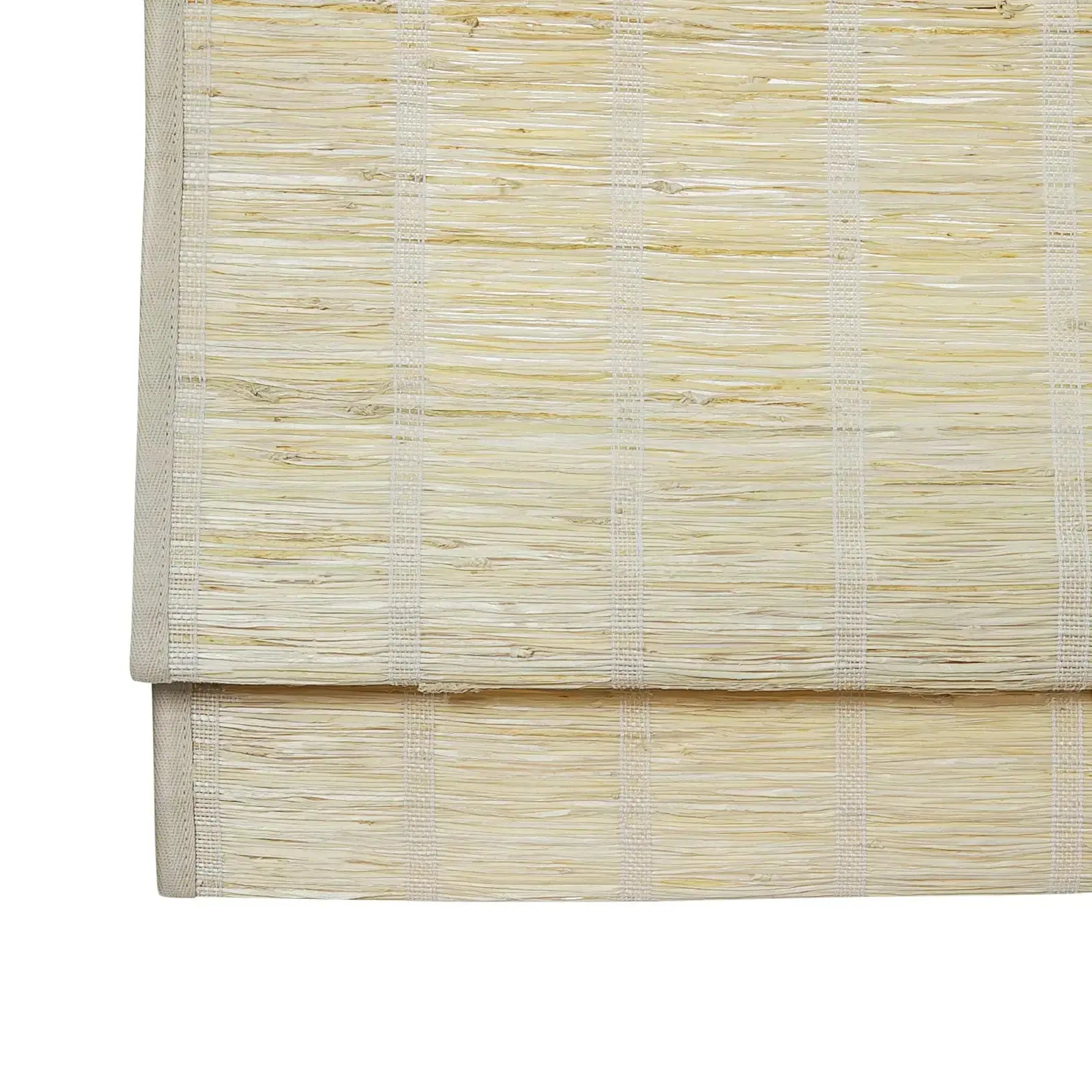Rae Natural Ramie Jute Woven Wood Blinds - Series M-?-TWOPAGES CURTAINS