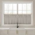 Liz Linen Pleated Cafe Curtains?-TWOPAGES