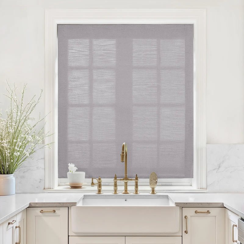 Liz Linen Relaxed Roman Blind Cord Lift