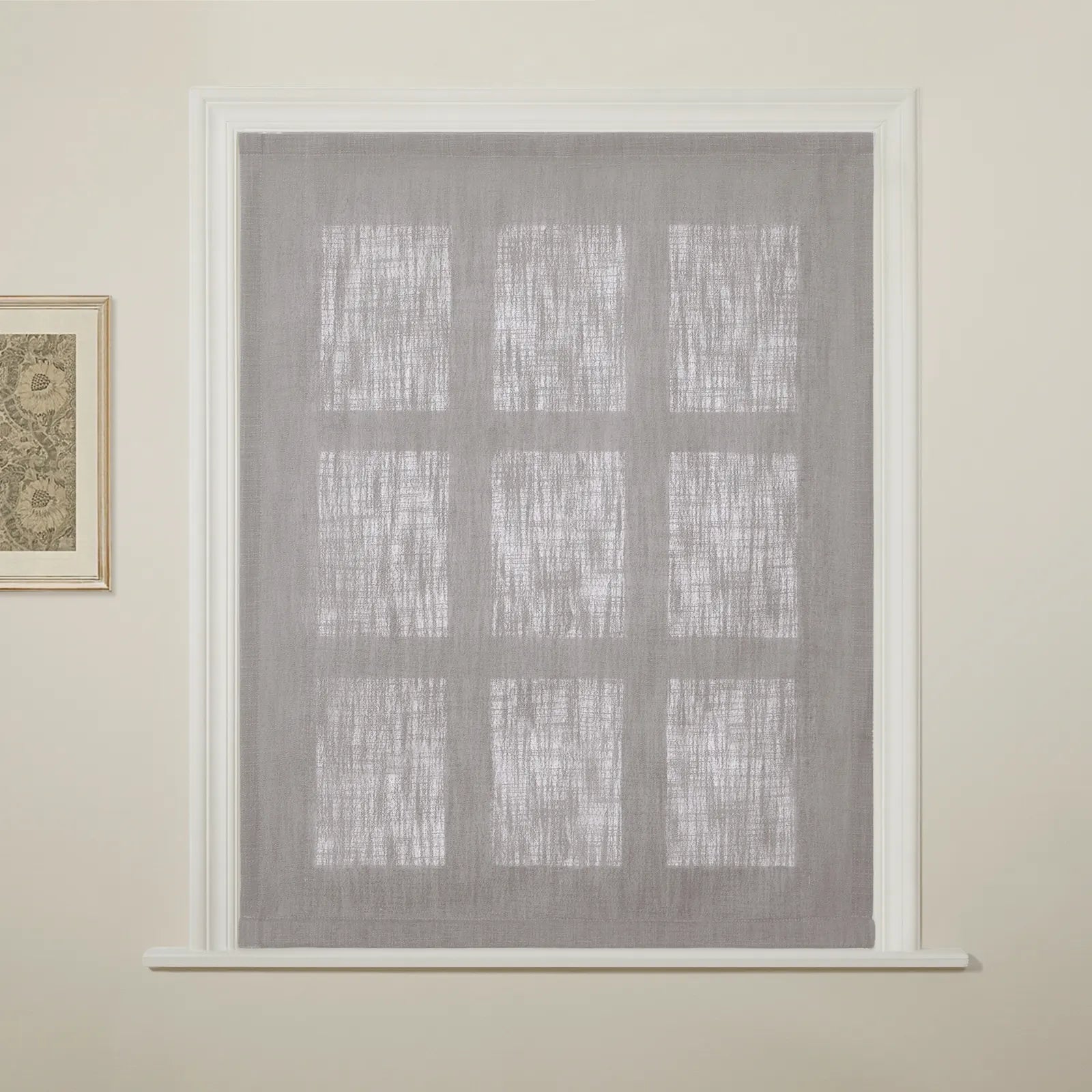 Liz Linen Flat Roman Blind Cord Lift
