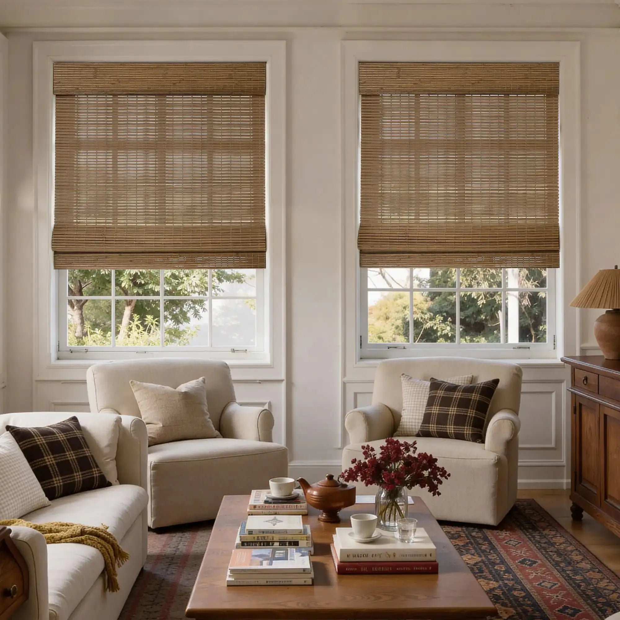 Rae Natural Pure Bamboo Woven Blinds - Series Z-?-TWOPAGES CURTAINS