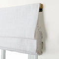Liz Linen Roman Shade Cordless - Wooden Headrail TWOPAGES