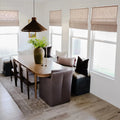 Jawara Roman Shade Cordless-Wooden Headrail TWOPAGES
