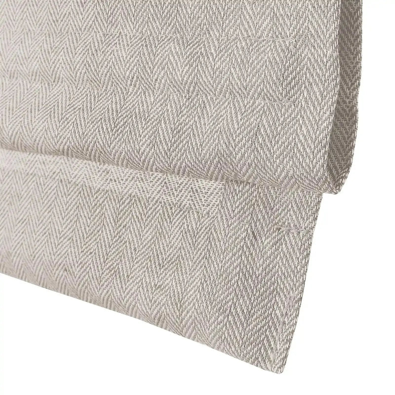 Custom Flat Fold Roman Shade Cordless- -TWOPAGES