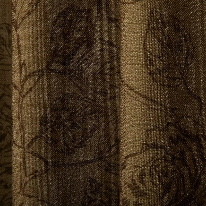 Sara Le x TWOPAGES Vintage Printed Linen Pleated Curtains