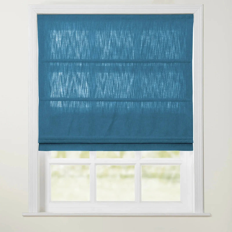 Isabella Cotton Roman Shade Cord Lift- -TWOPAGES