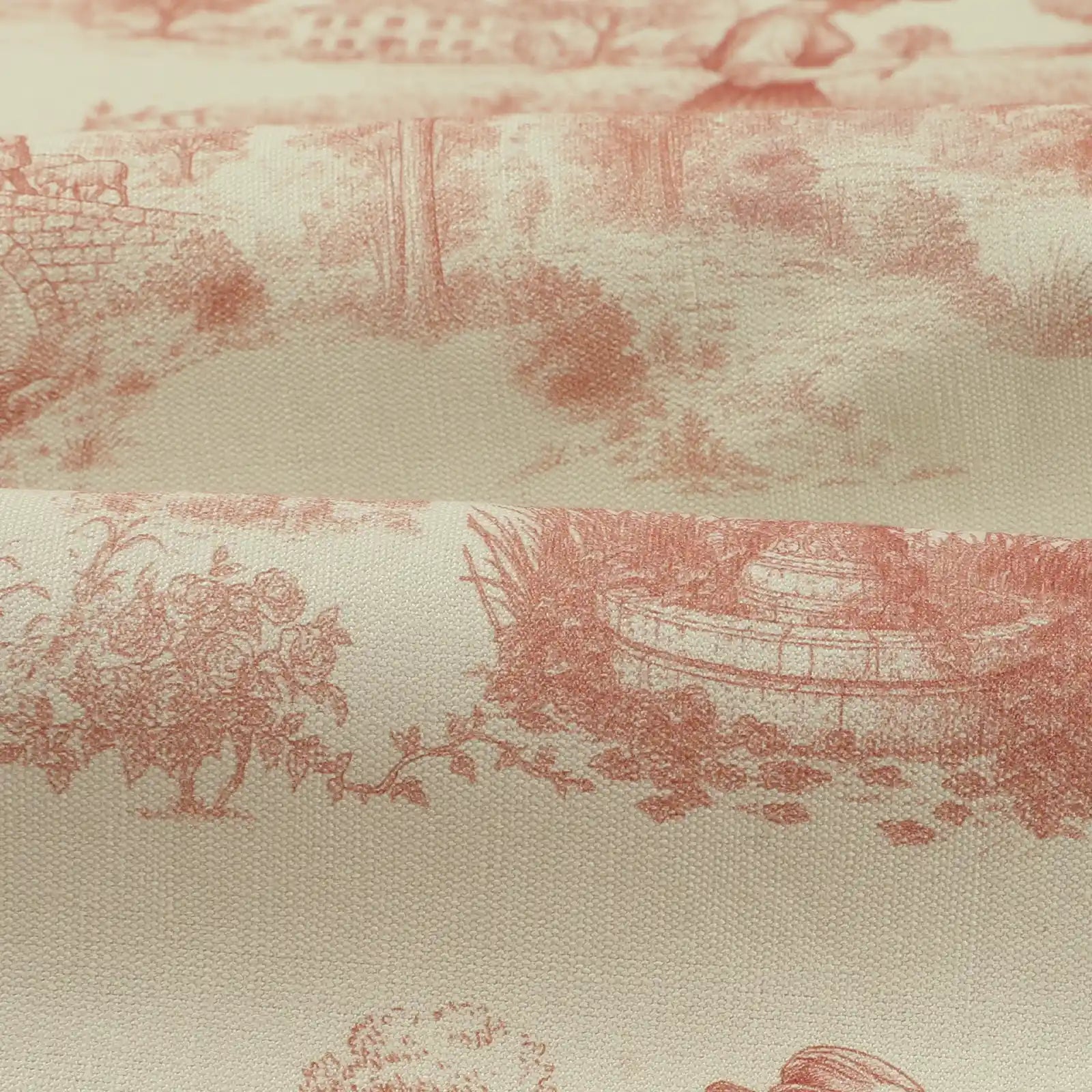 MS. MAVERICK MUSE x TWOPAGES Pastoral Printed Linen Cotton Pleated Curtains