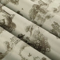 MS. MAVERICK MUSE x TWOPAGES Pastoral Printed Linen Cotton Pleated Curtains