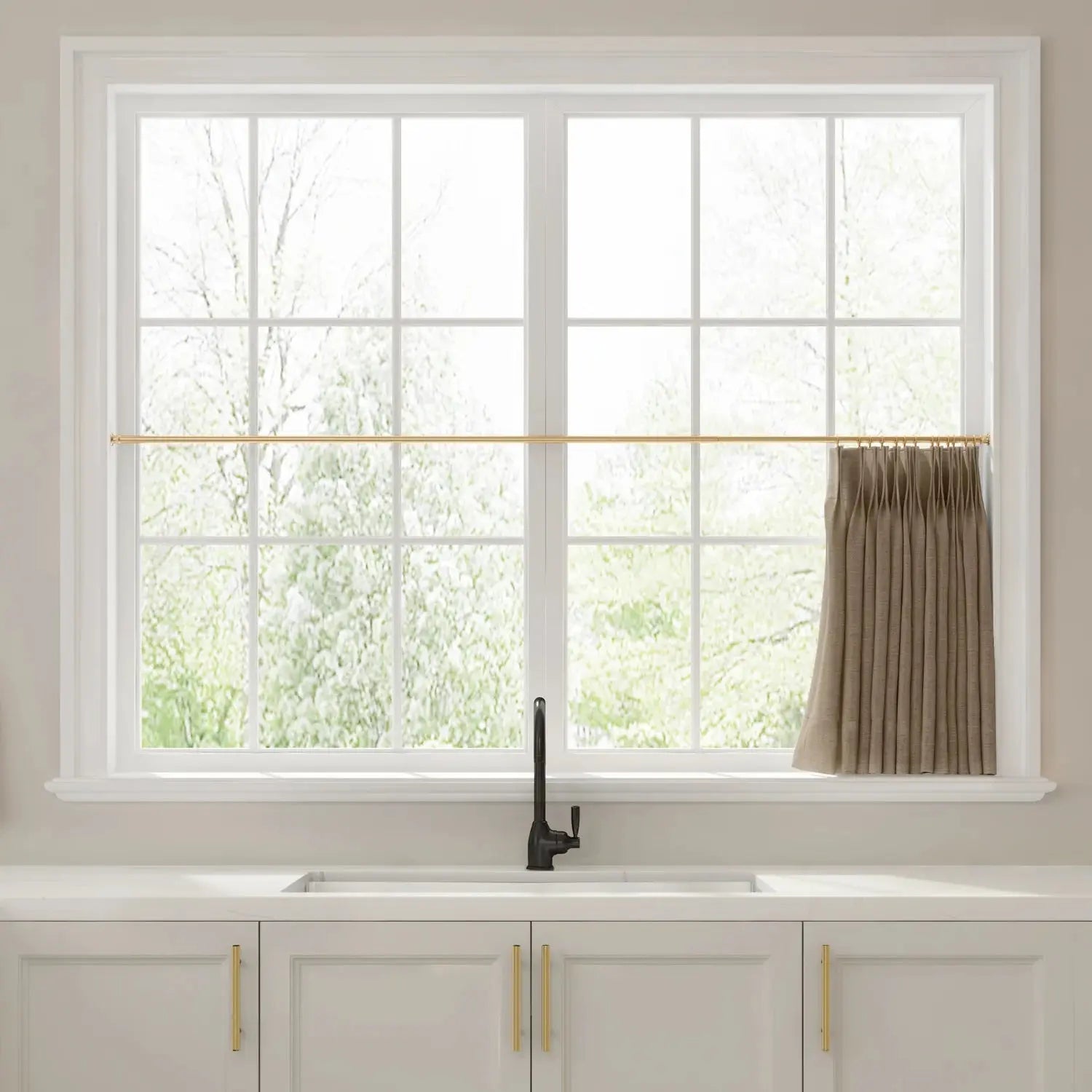 Liz Linen Pleated Cafe Curtains?-TWOPAGES