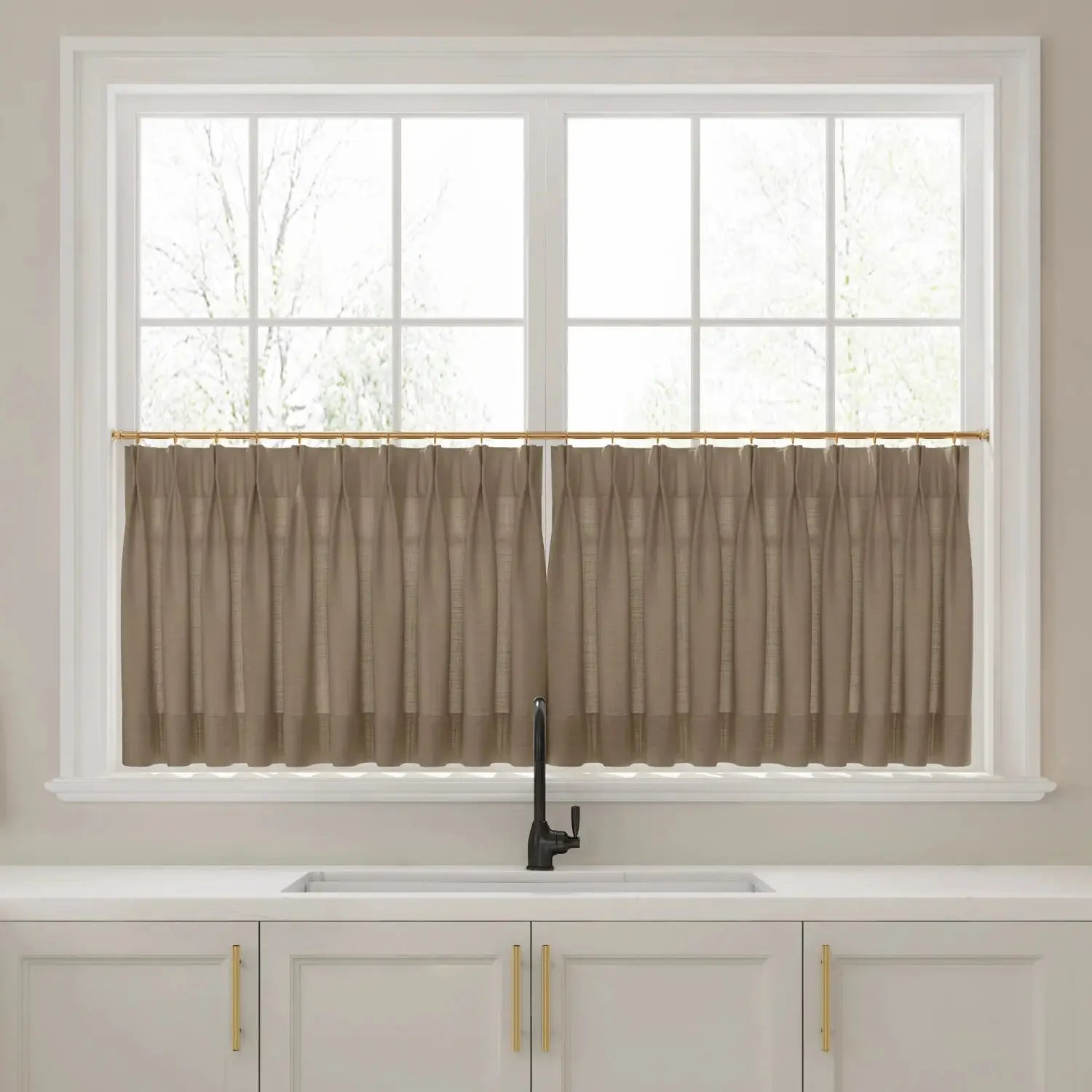 Liz Linen Pleated Cafe Curtains?-TWOPAGES