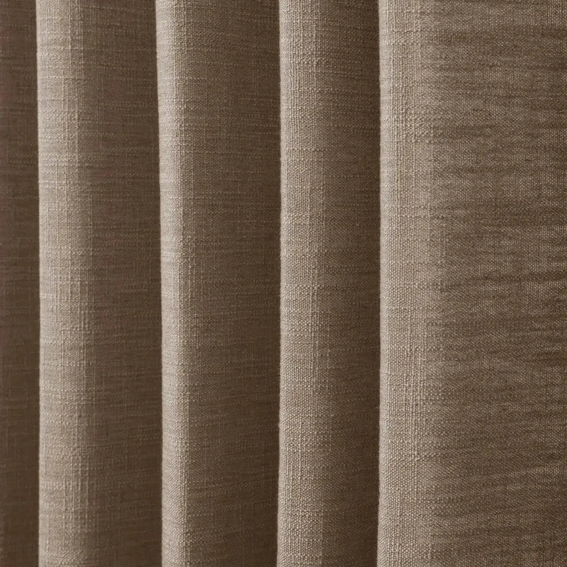 Liz Linen Pleated Cafe Curtains -TWOPAGES