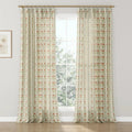Sabrina Ramkhelawan Canyon Grove Cotton Print Drapery Pleated-?-TWOPAGES CURTAINS