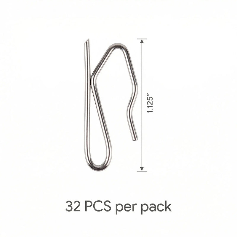S-Shaped Metal Pin Hooks (Pack of 32)?-TWOPAGES