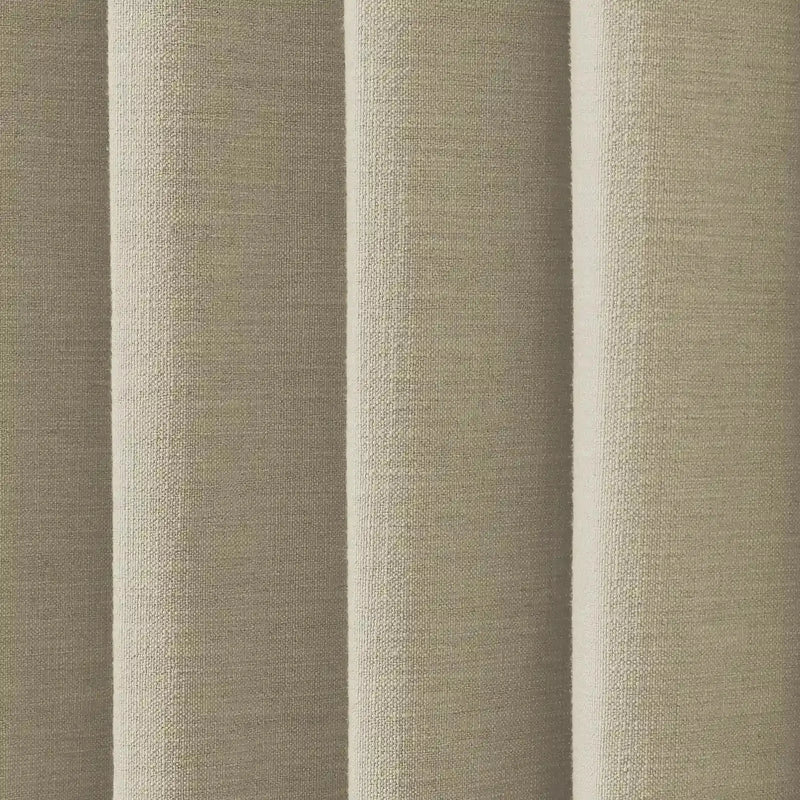 Isabella Heavyweight Cotton Curtain Pleated-?-TWOPAGES