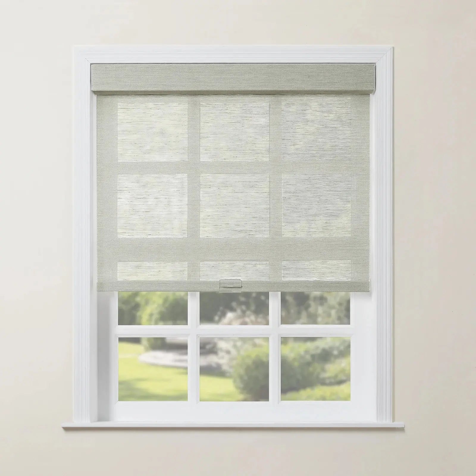 Rae Natural Jute Woven Wood Roller Blinds Cordless-?-TWOPAGES