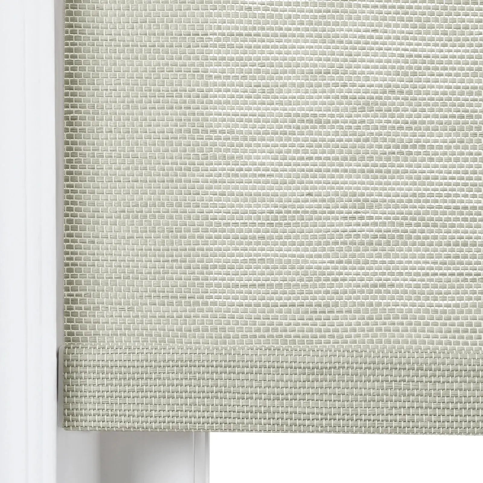 Rae Natural Jute Woven Wood Roller Blinds Cordless-?-TWOPAGES