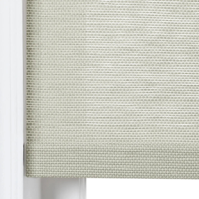 Rae Natural Jute Woven Wood Roller Blinds Cordless-?-TWOPAGES