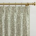 Leah Berin Garden Botanical Cotton Print Drapery Pleated- -TWOPAGES