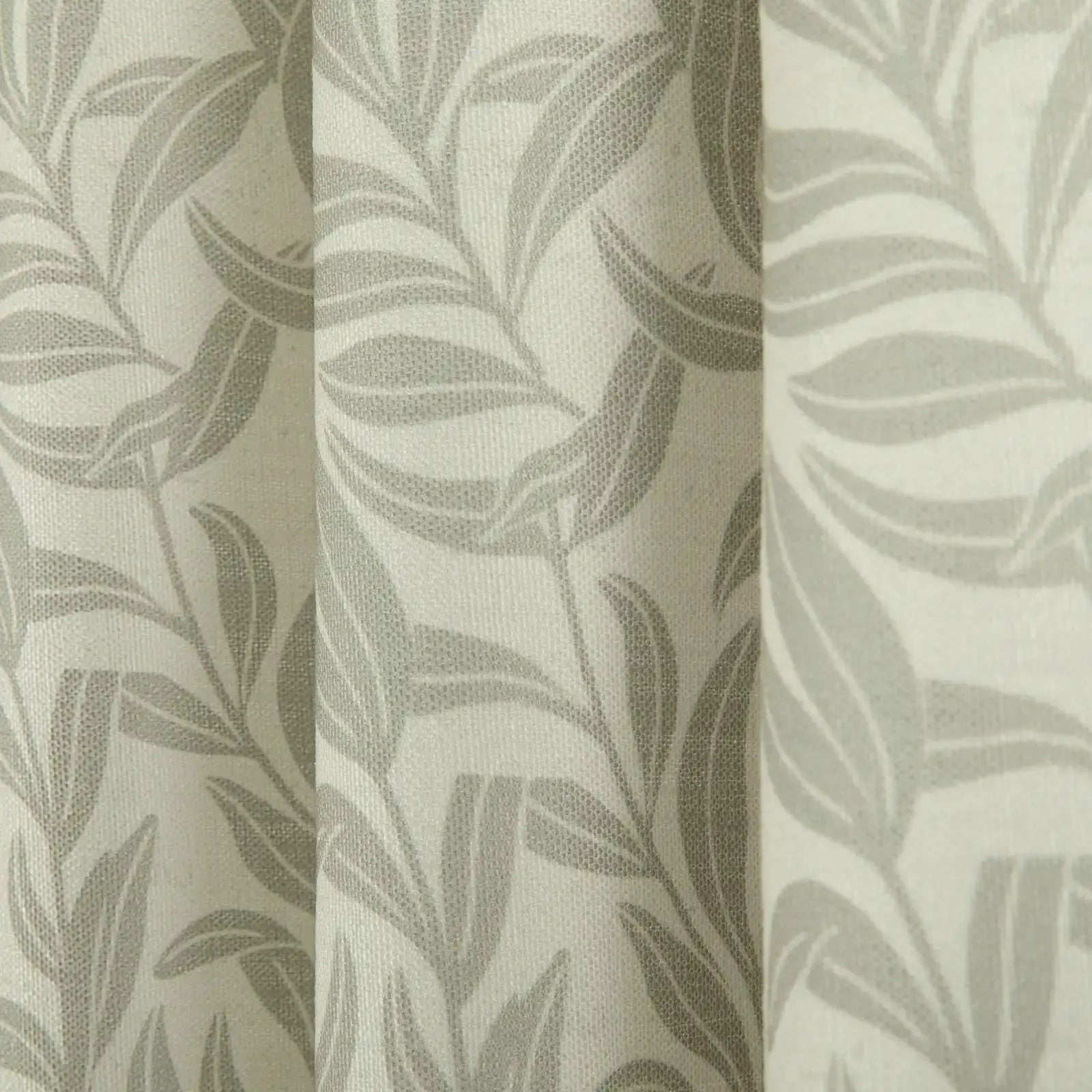 Leah Berin Garden Botanical Cotton Print Drapery Pleated- -TWOPAGES