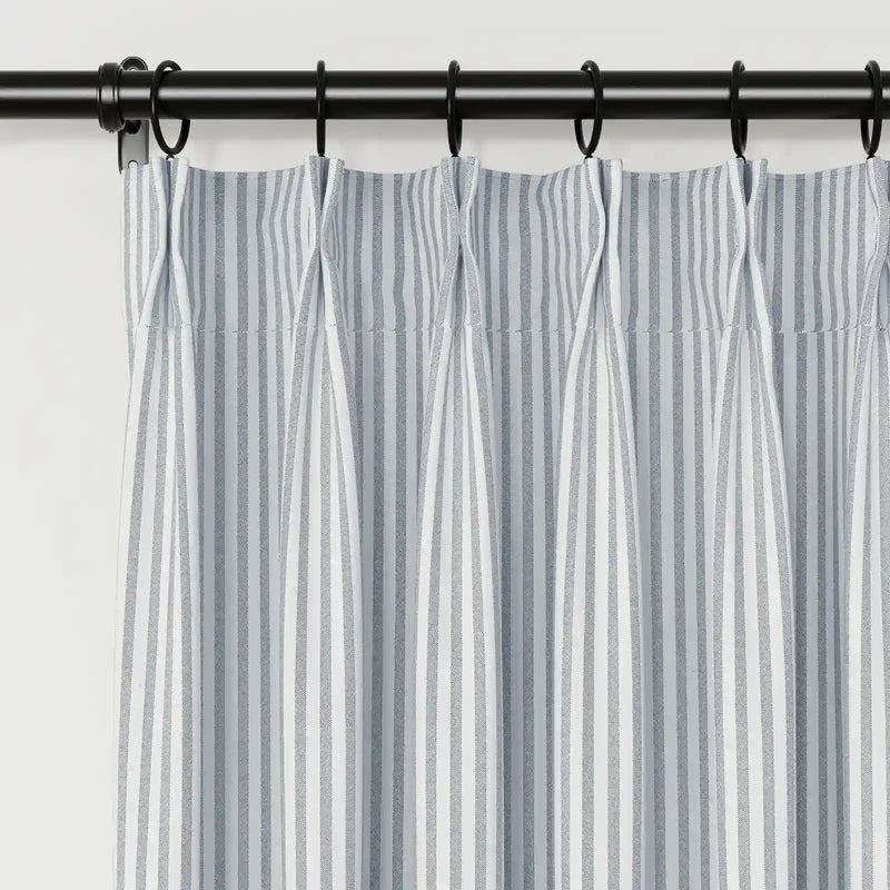 Britt Bengoechea x TWOPAGES Cottage Floral Printed Linen Cotton Pleated Curtains
