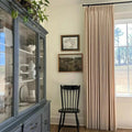 Liz Linen Blackout Curtains Pleated Drapery- -TWOPAGES
