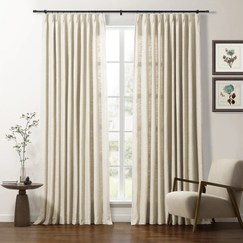 Cotton Blend Drapery Pleated | Cloe TWOPAGES