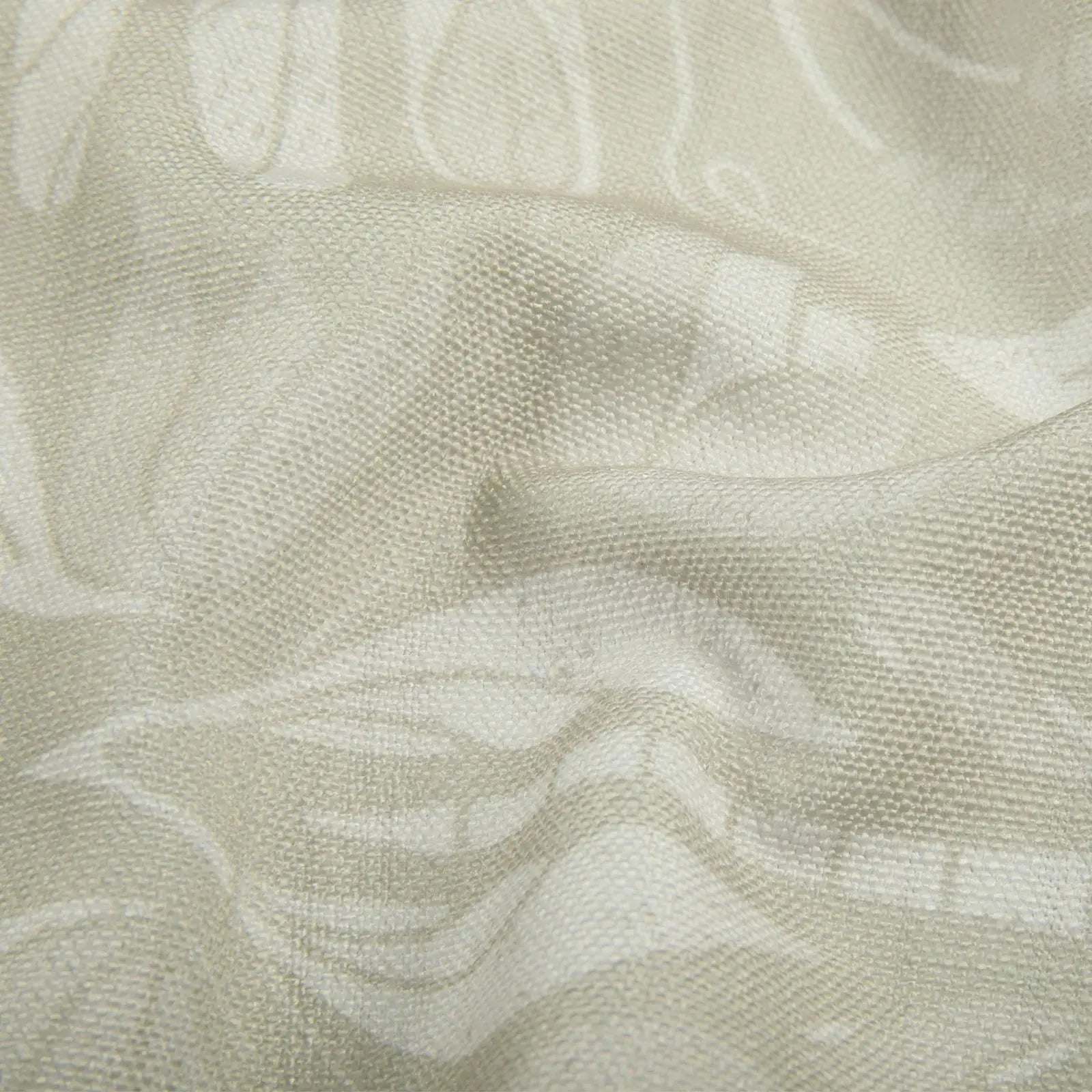 Kate Frost Pattern Cotton Drapery Pleated- -TWOPAGES